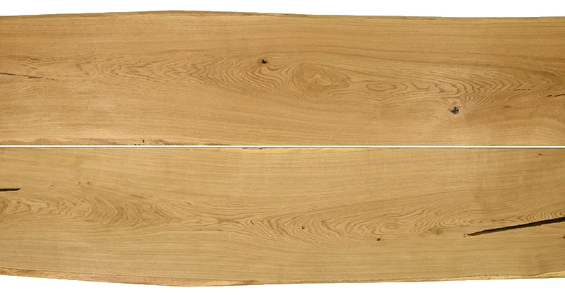 Oak tabletop with warm tone and classic texture